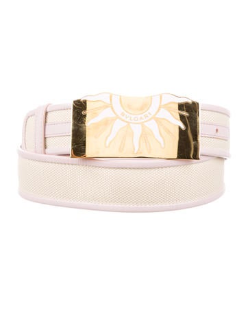 Bvlgari Logo Buckle Belt