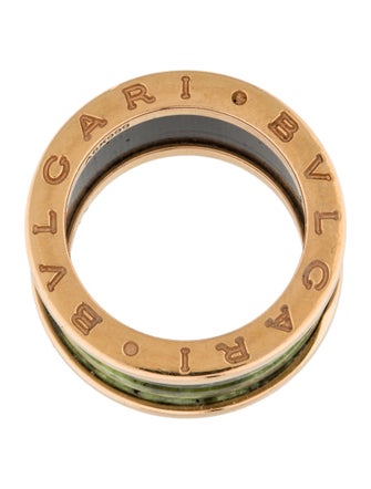 Bvlgari Green Marble B.Zero1 Ring