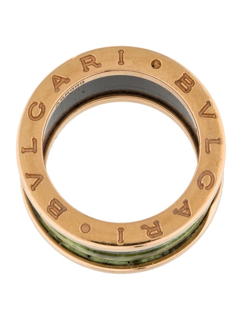 Bvlgari Green Marble B.Zero1 Ring