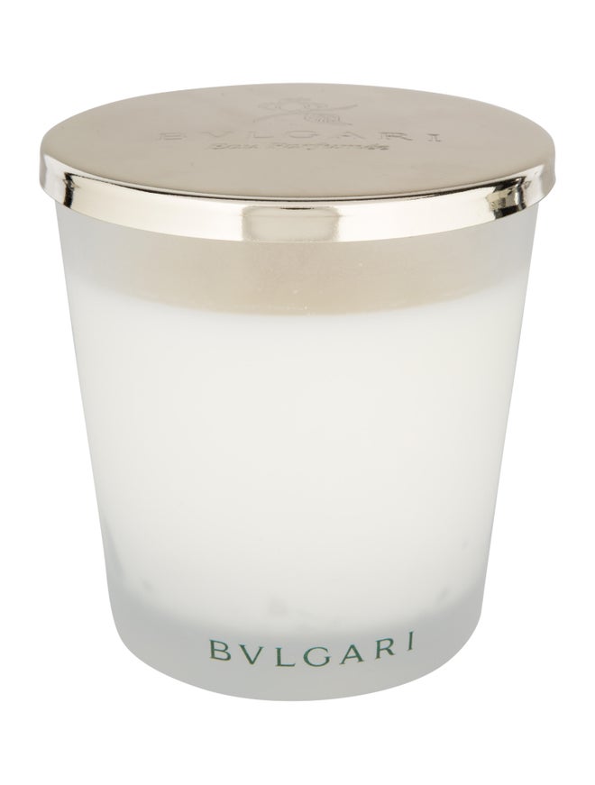 bvlgari au the blanc candle