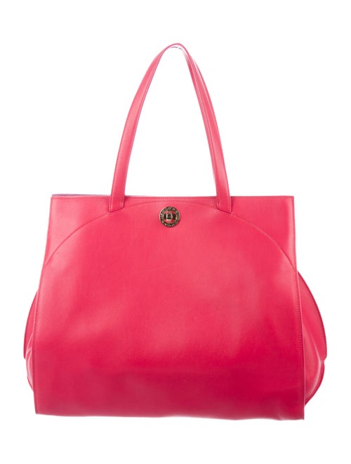 Bvlgari Leather Shoulder Bag Fuchsia