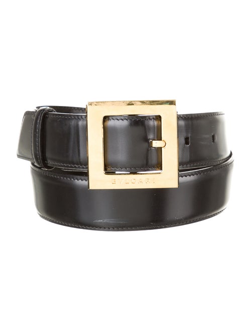 Bvlgari Leather Hip Belt Black