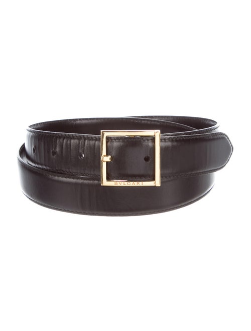 Bvlgari Leather Hip Belt black