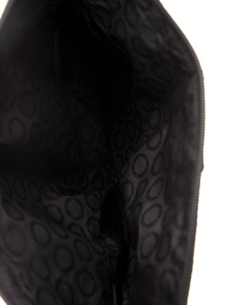 Bvlgari Leather-Trimmed Canvas Zip Pouch