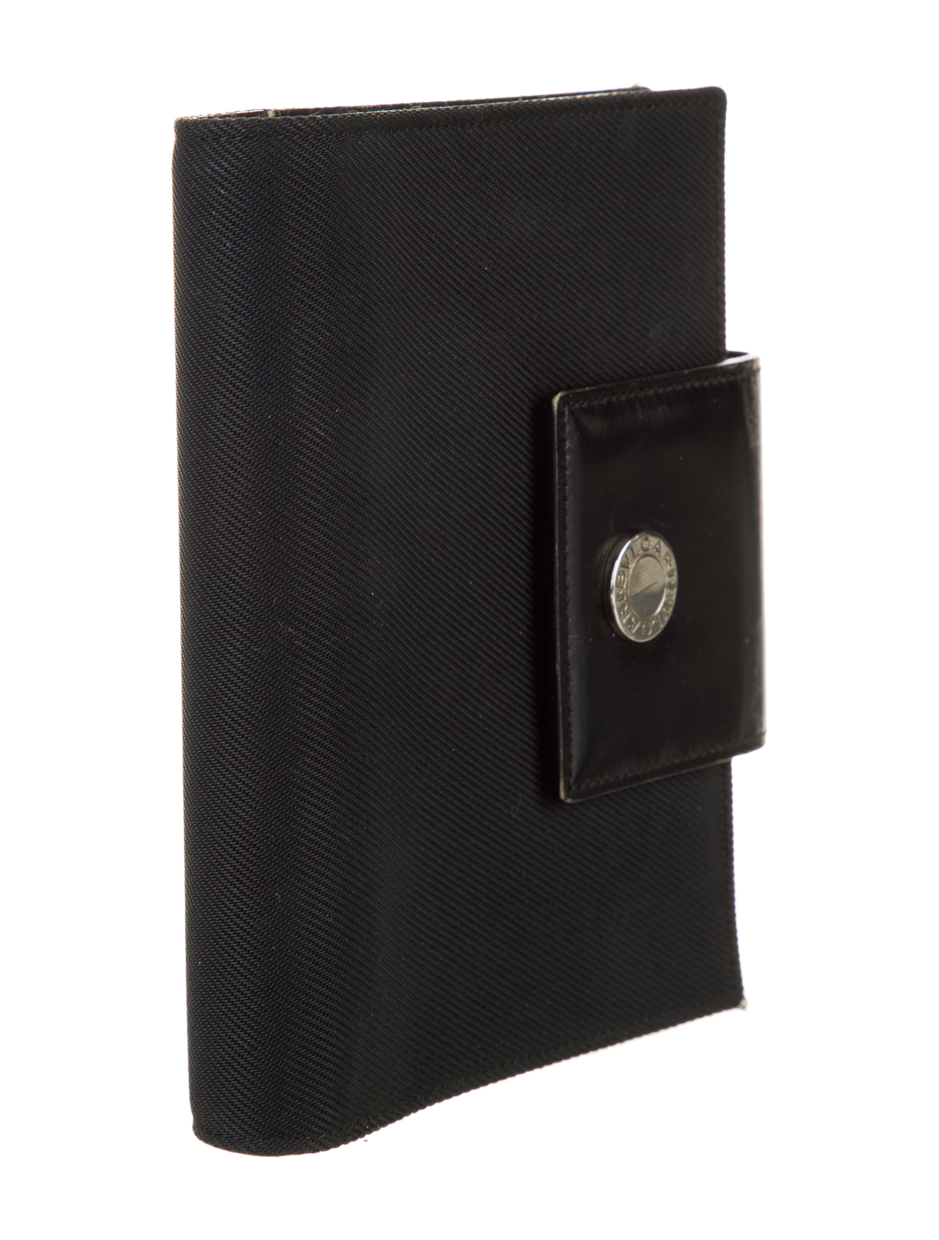 Bvlgari Nylon and Leather Trim Agenda Cover