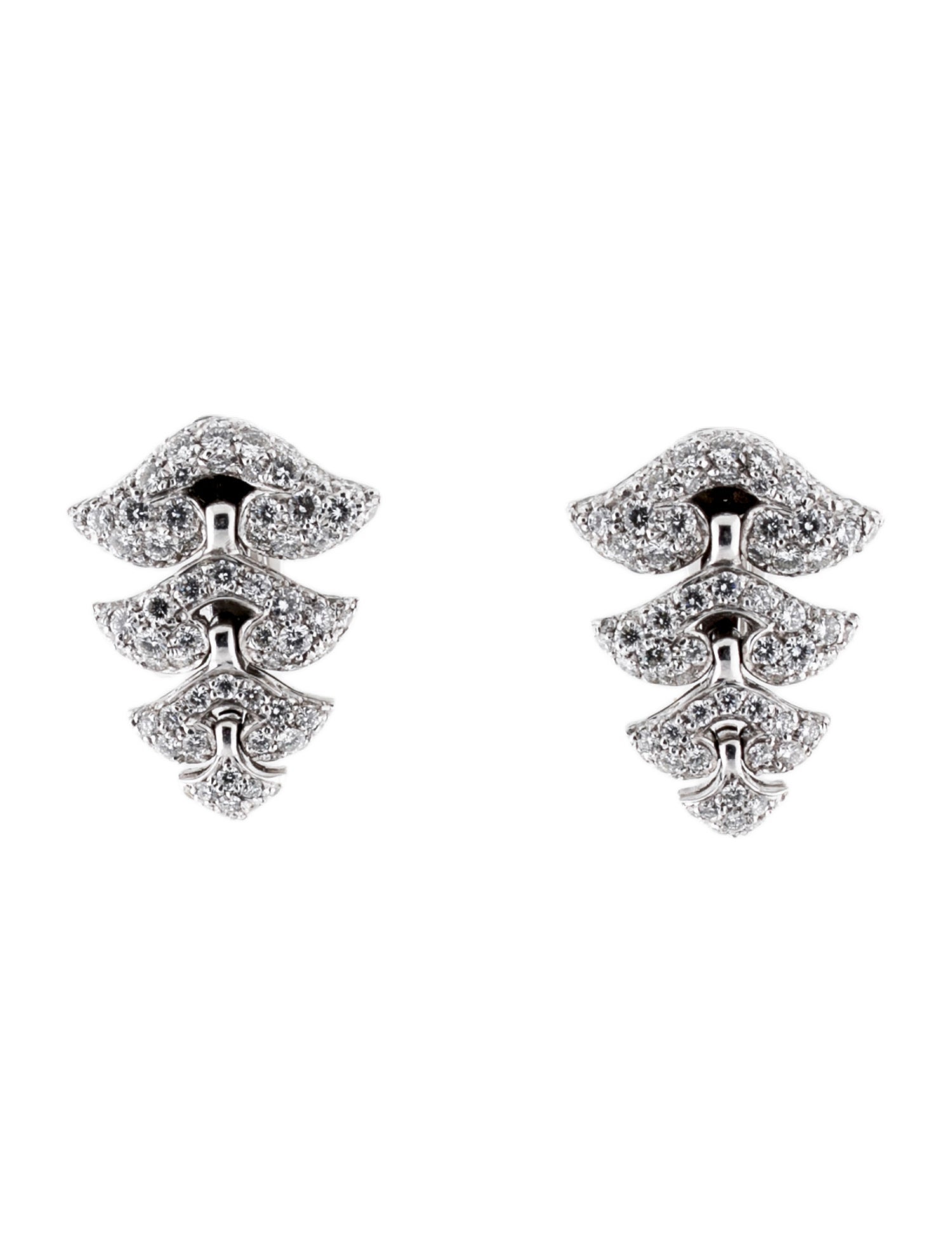 Bvlgari Vintage Diamond Earclips