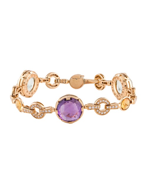 Bvlgari 18K Multistone Parentesi Cocktail Bracelet