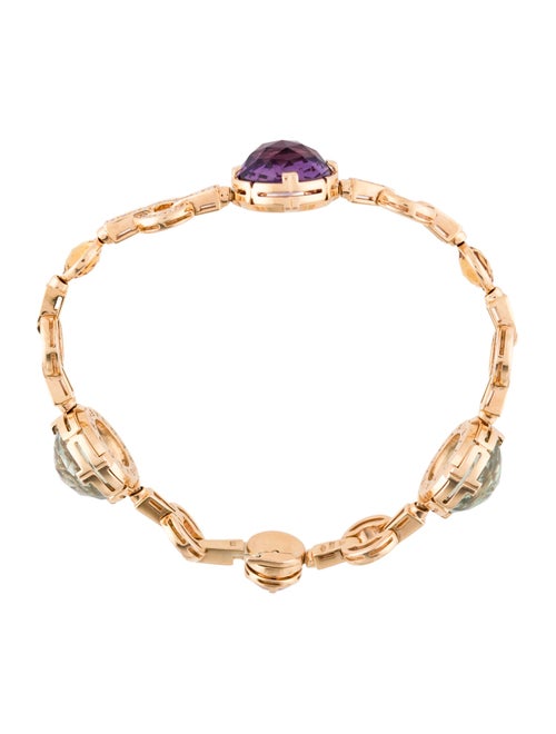 Bvlgari 18K Multistone Parentesi Cocktail Bracelet