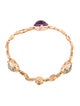Bvlgari 18K Multistone Parentesi Cocktail Bracelet