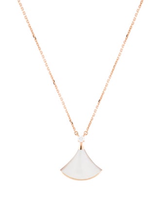 Bvlgari 18K Mother of Pearl & Diamond Divas' Dream Necklace