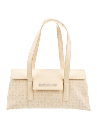 Bvlgari Canvas Top Handle Bag
