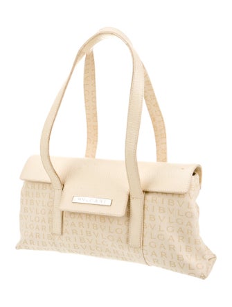 Bvlgari Canvas Top Handle Bag