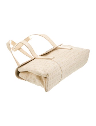 Bvlgari Canvas Top Handle Bag