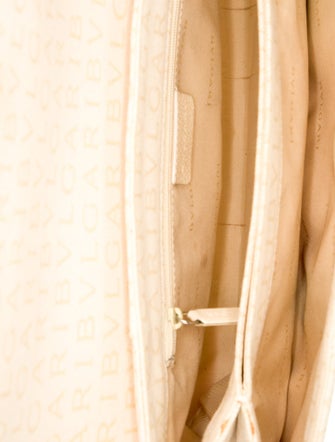 Bvlgari Canvas Top Handle Bag