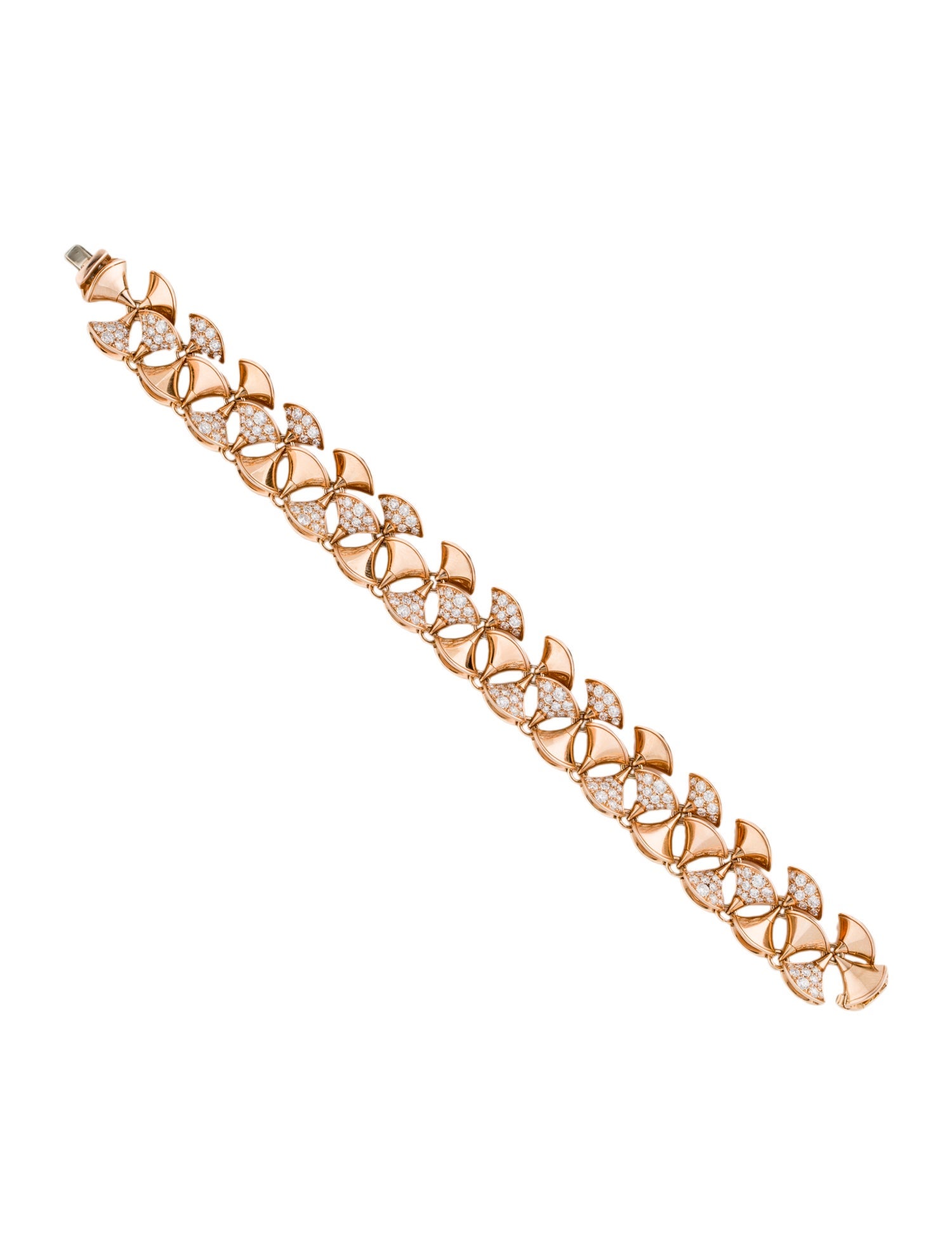 Bvlgari 18K 2.83ctw Diamond Divas' Dream Bracelet