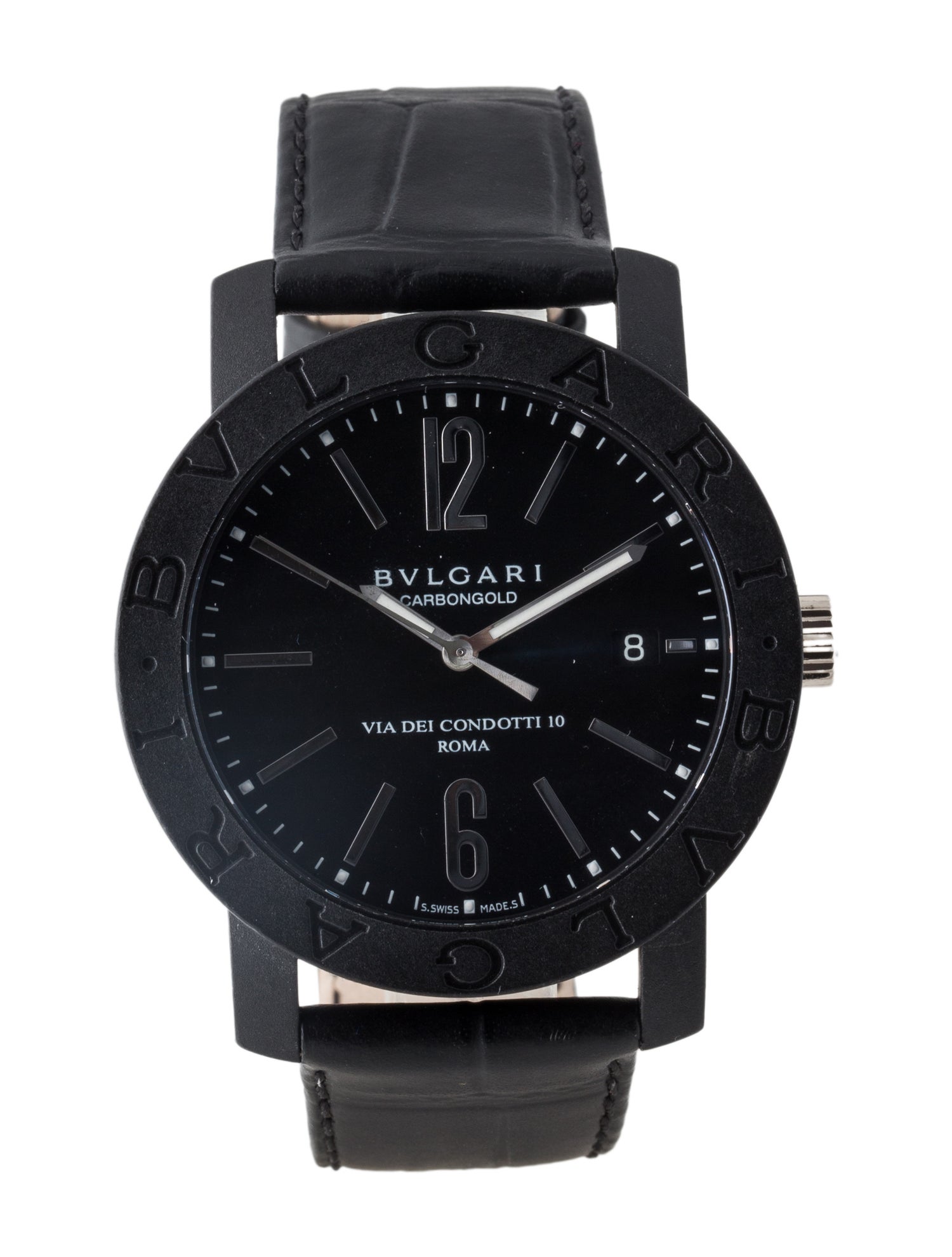 Bvlgari Bvlgari Carbongold Via dei Condotti Watch - BB40CL | The RealReal