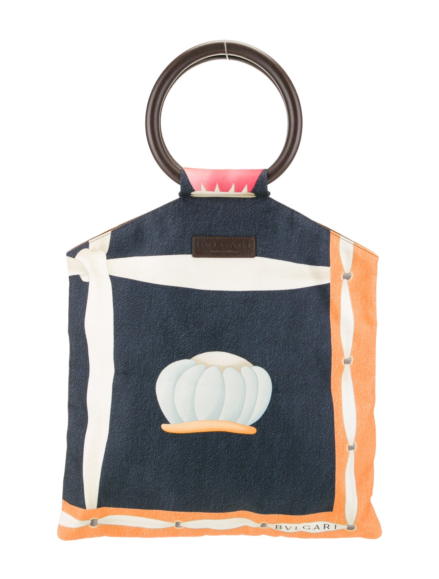 Bvlgari Canvas Top Handle Bag