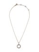 Bvlgari 18K Diamond Circle Pendant Necklace