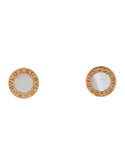 Bvlgari 18K Mother of Pearl Studs