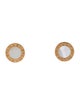 Bvlgari 18K Mother of Pearl Studs