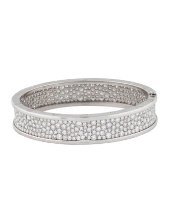 Bvlgari 18K 8.85ctw Diamond B.zero1 Bangle Bracelet