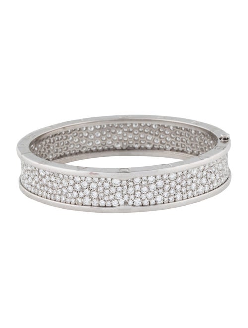 Bvlgari 18K 8.85ctw Diamond B.zero1 Bangle Bracelet