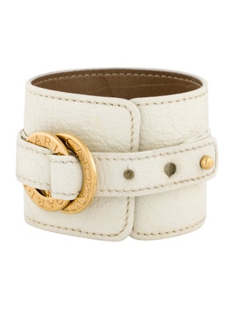 Bvlgari Leather Wrap Bracelet