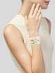 Bvlgari Leather Wrap Bracelet