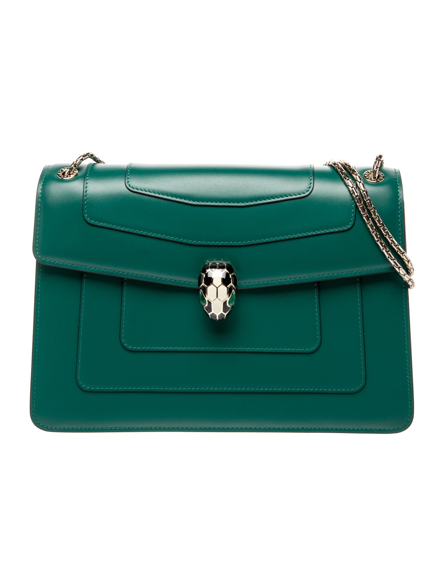 Bvlgari Leather Shoulder Bag