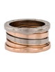 Bvlgari Two-Tone B.zero1 Four-Band Ring