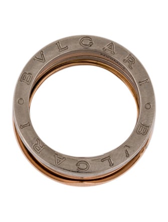 Bvlgari Two-Tone B.zero1 Four-Band Ring