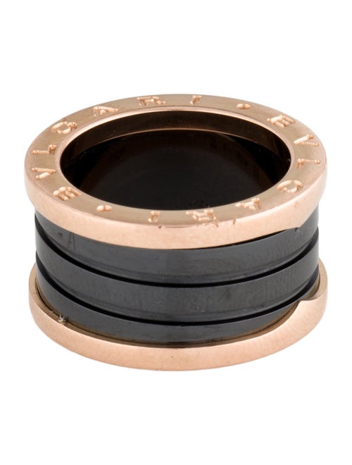 Bvlgari 18K Ceramic B.zero1 Ring