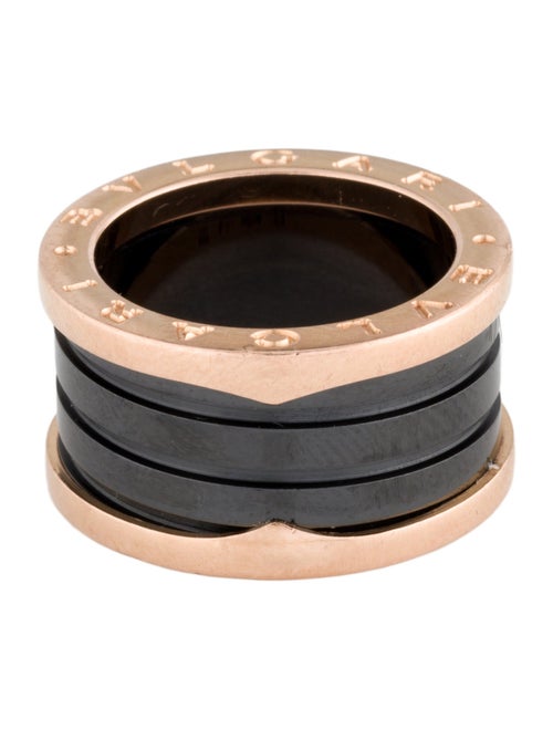 Bvlgari 18K Ceramic B.zero1 Ring