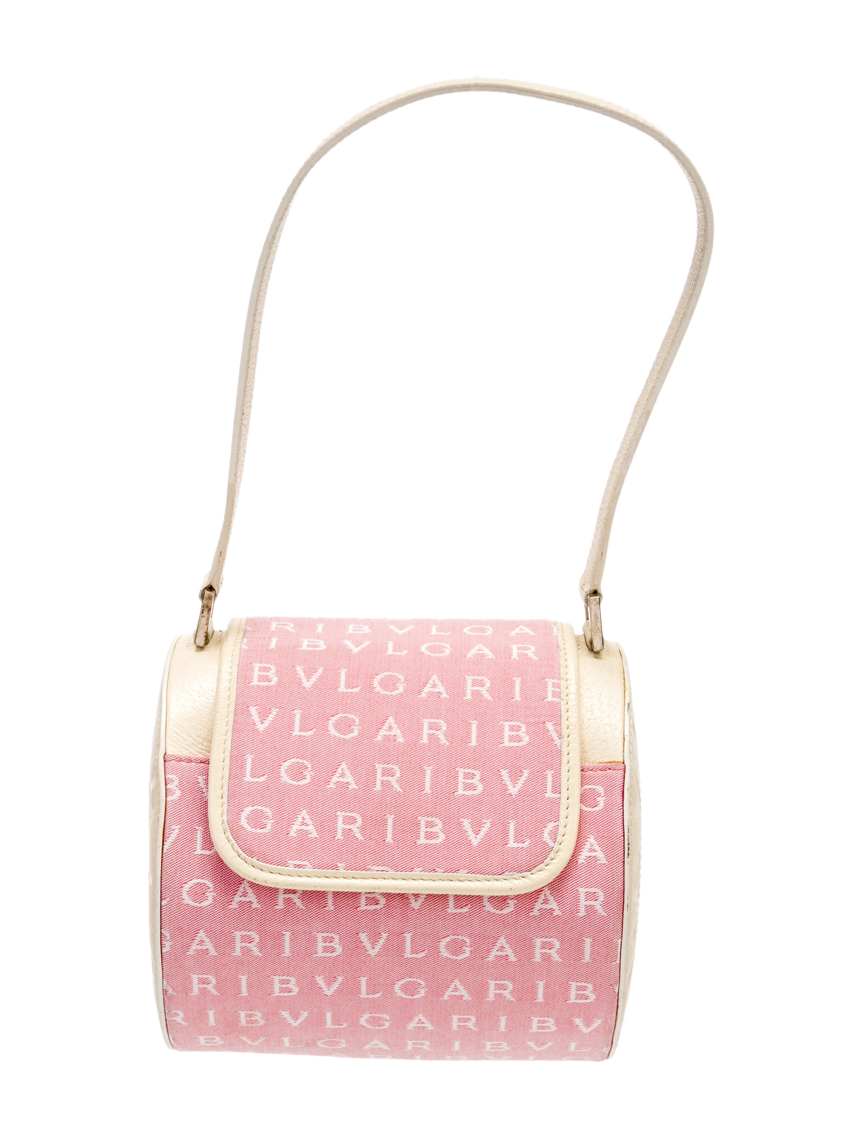 Bvlgari Canvas Shoulder Bag Vintage