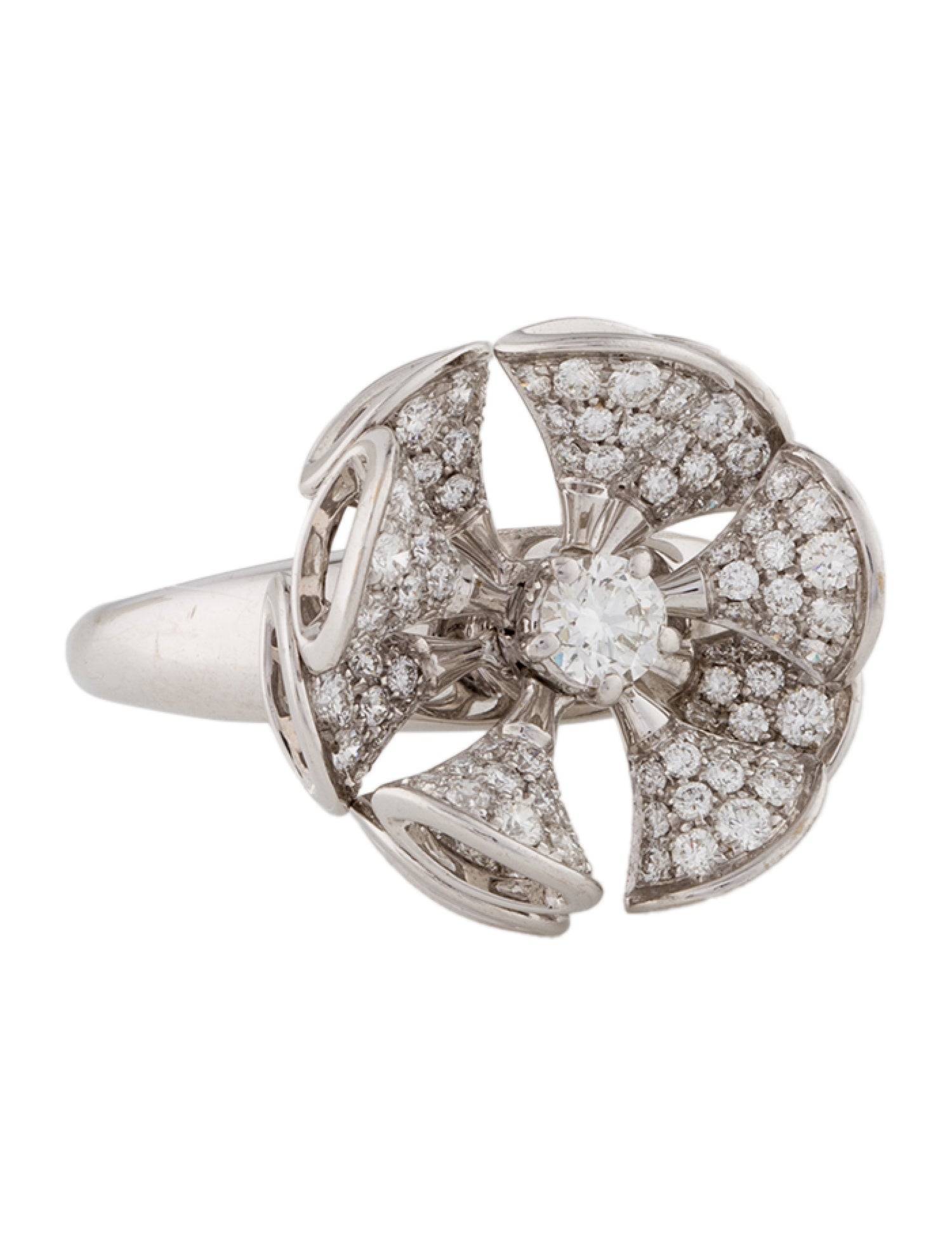 Bvlgari 18k Diamond Diva Dreams' Cocktail Ring