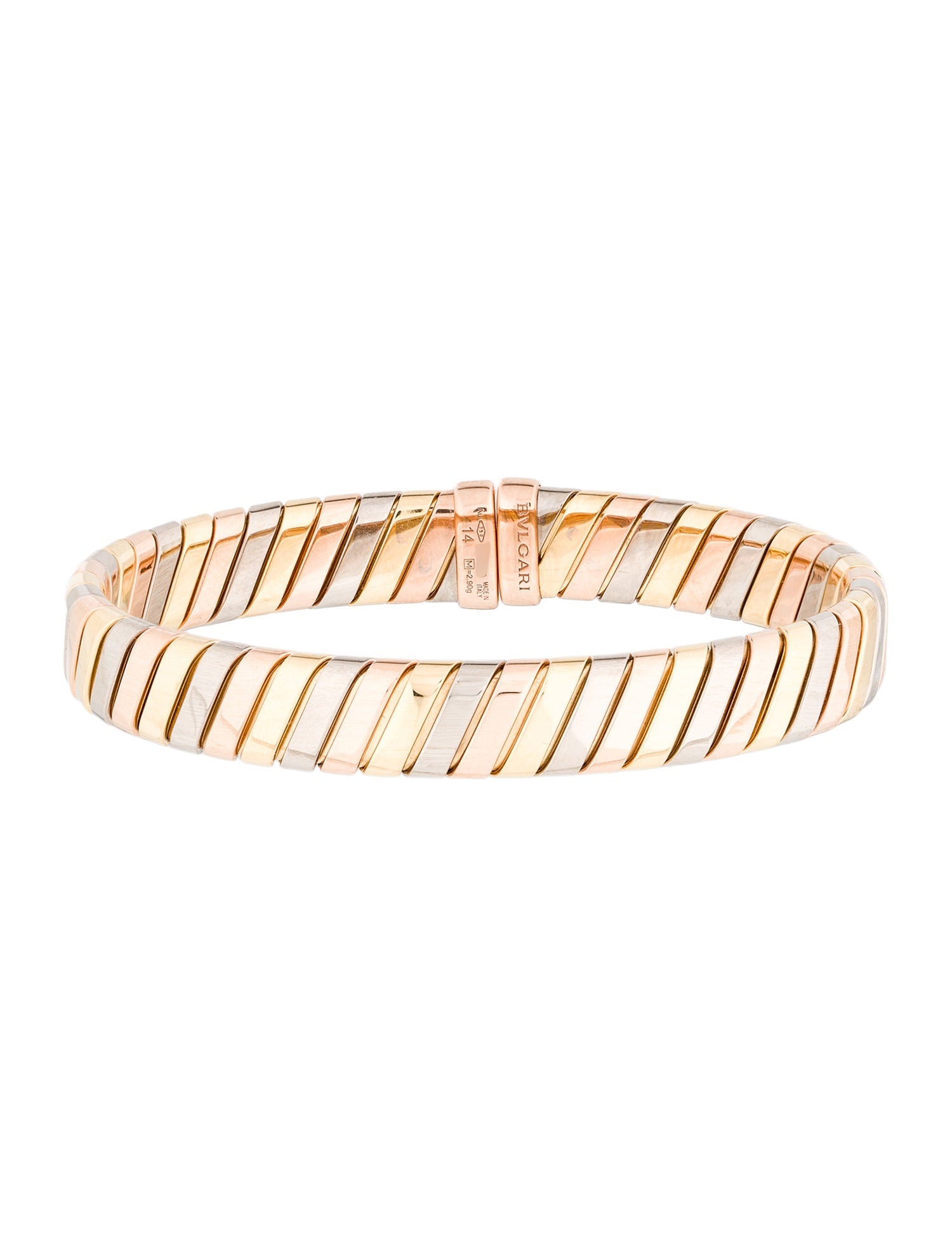 Bvlgari 18K Tubogas Bracelet