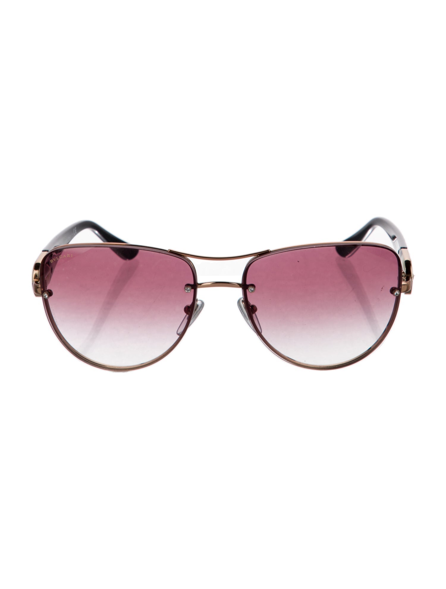 Bvlgari Aviator Gradient Sunglasses