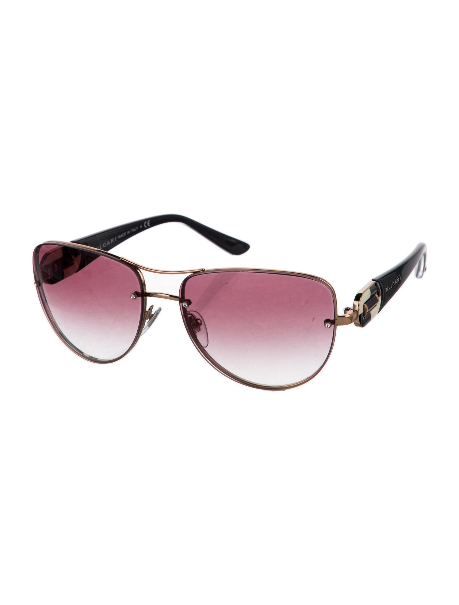 Bvlgari Aviator Gradient Sunglasses