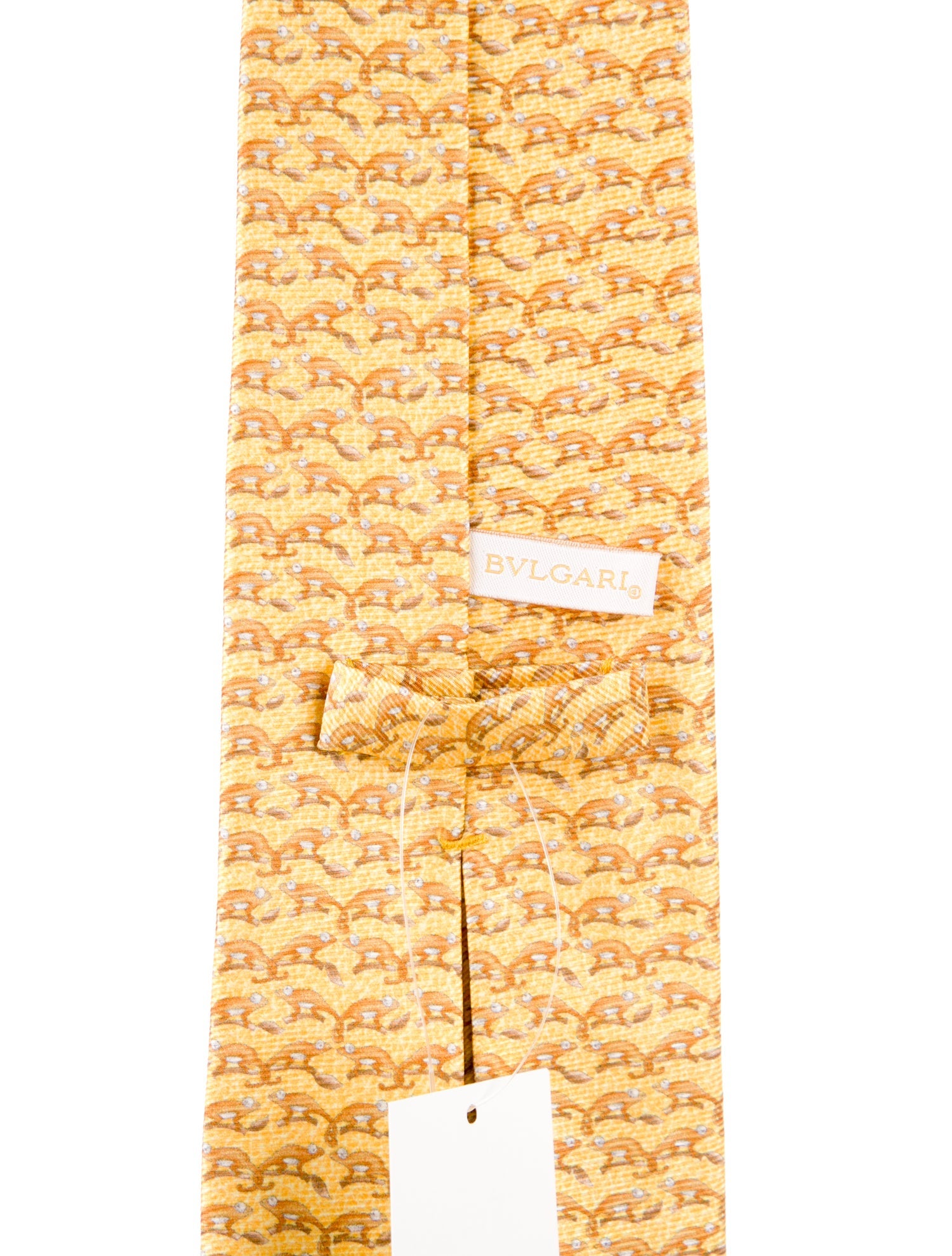 Bvlgari Silk Pattern Tie