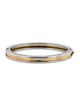 Bvlgari Two-Tone B.zero1 Hinged Bangle Bracelet