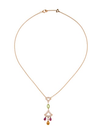 Bvlgari 18K Diamond & Multistone Divas' Dream Divissima Necklace