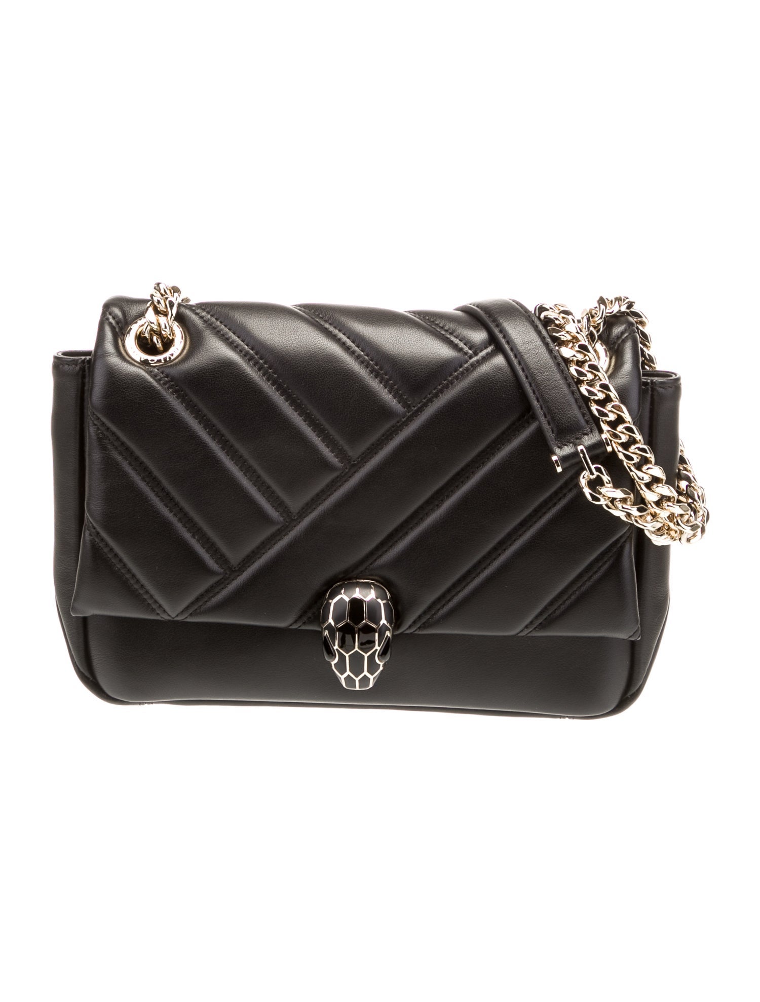 Bvlgari Leather Shoulder Bag