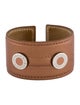 Bvlgari Leather Wide Cuff