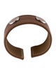 Bvlgari Leather Wide Cuff