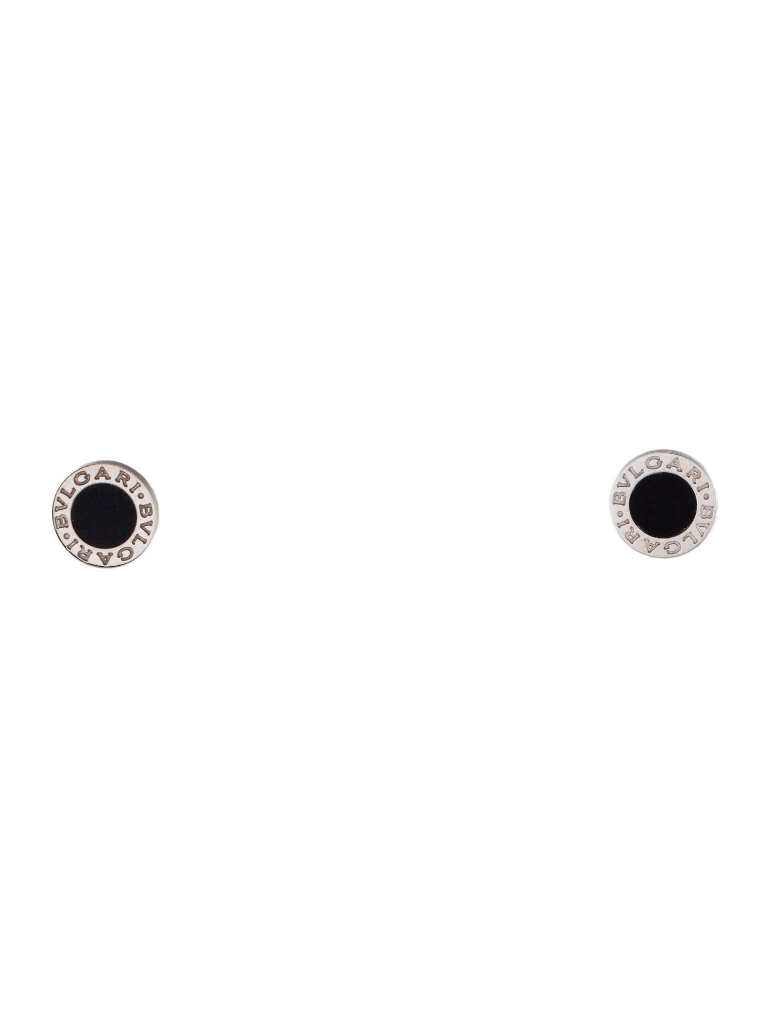 Bvlgari 18K Onyx Studs