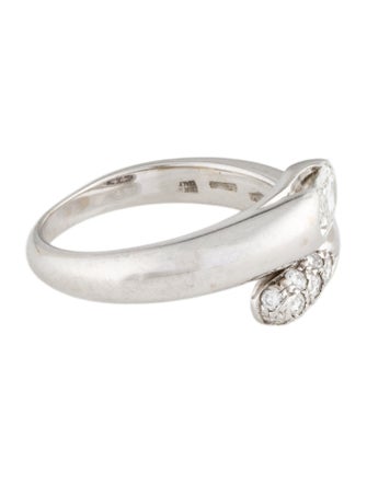 Bvlgari 18K Diamond Bypass Ring
