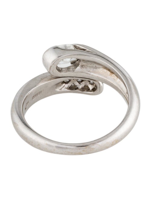 Bvlgari 18K Diamond Bypass Ring