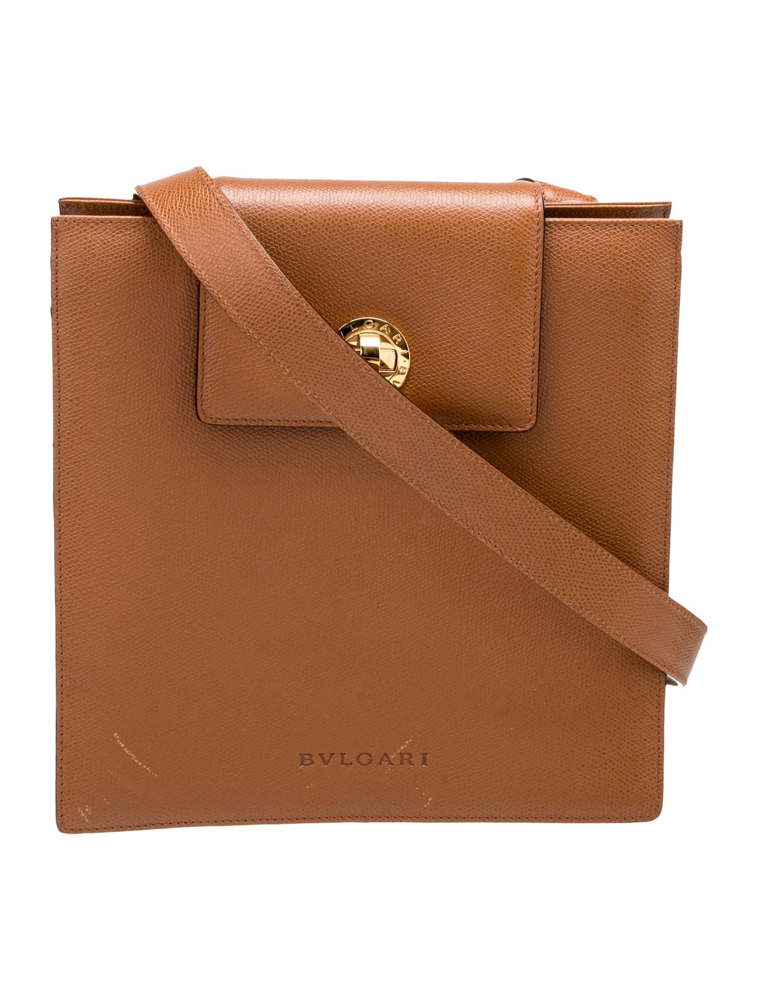 Bvlgari Leather Shoulder Bag