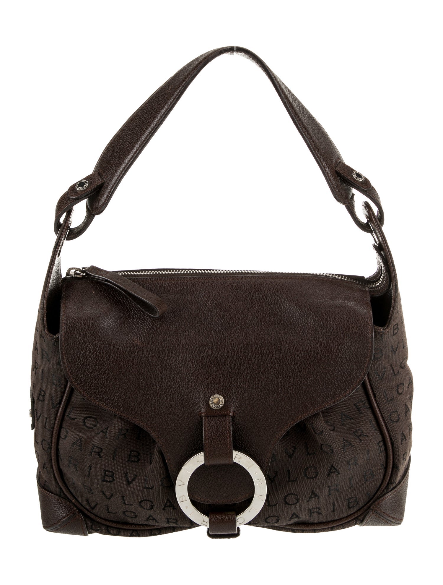 Bvlgari Canvas Top Handle Bag