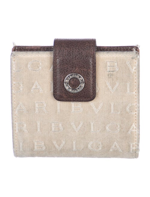 Bvlgari Canvas Printed Compact Wallet